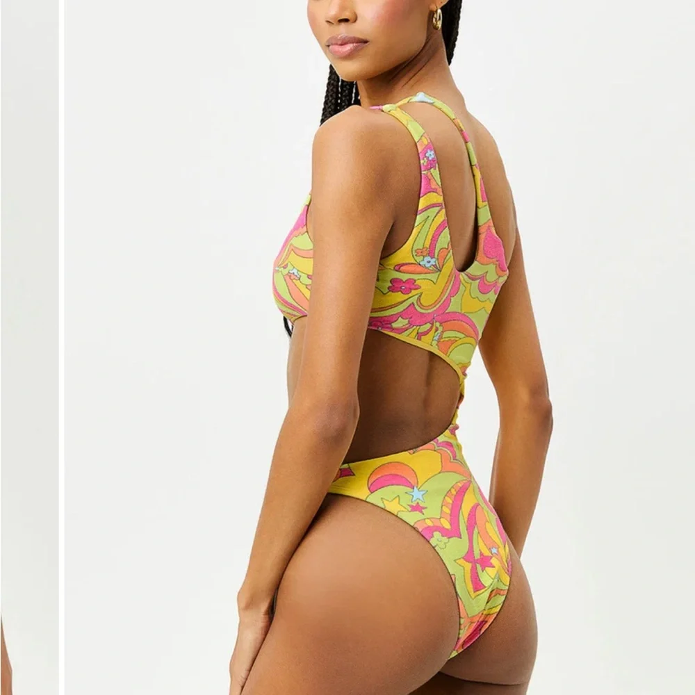 Frankie's Bikinis Makie Cheeky One Piece Swimsuit